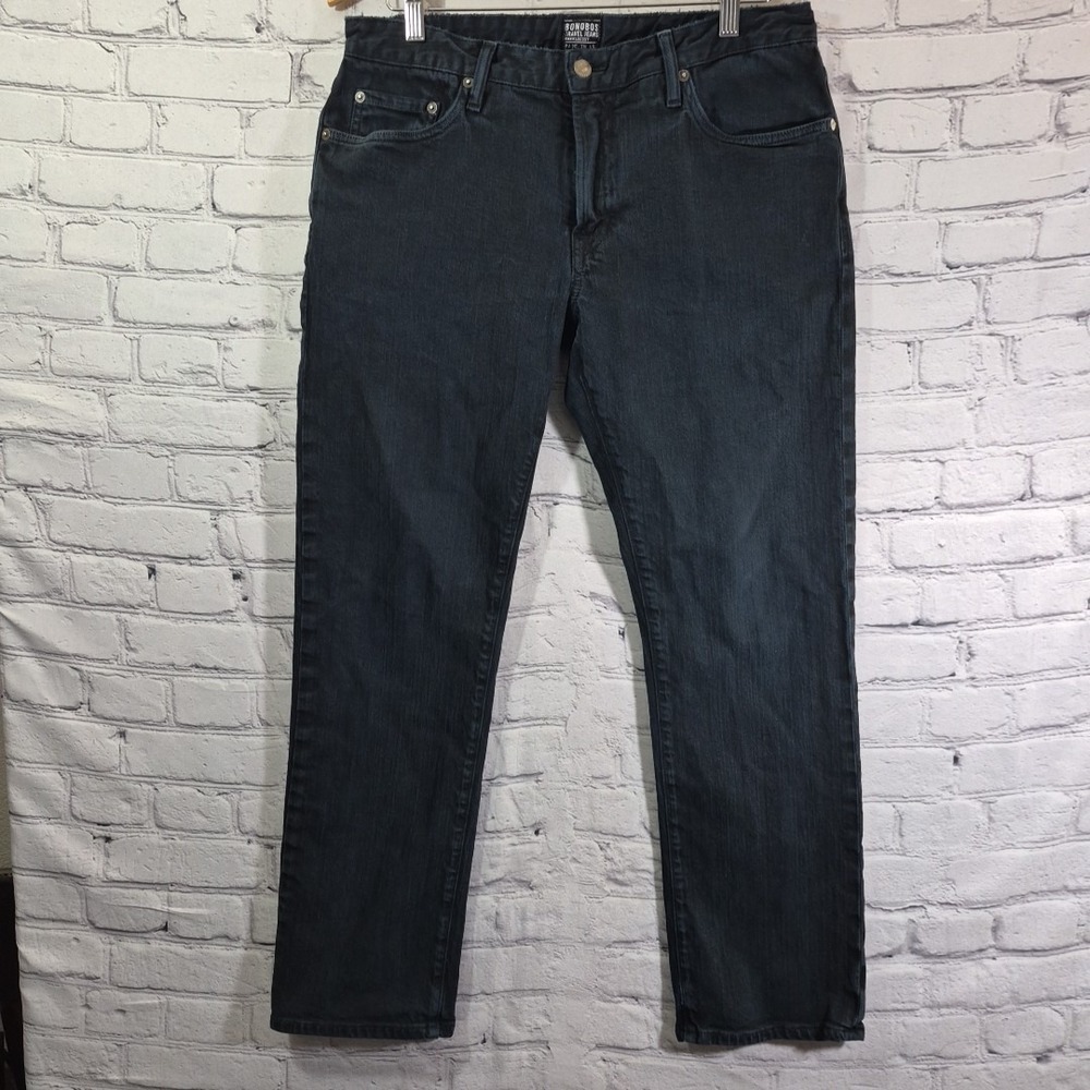 Bonobos Travel Jeans Casual Preppy Navy Blue Mens 32x30